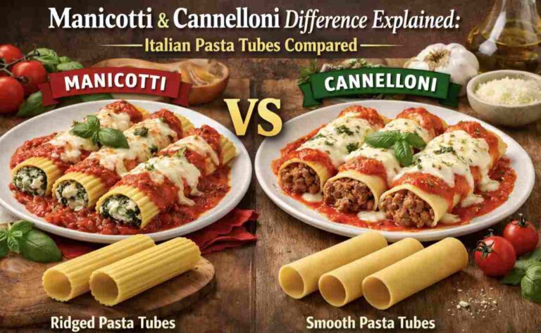 manicotti and cannelloni difference Explained: Italian Pasta Tubes Compared 8 manicotti and cannelloni difference